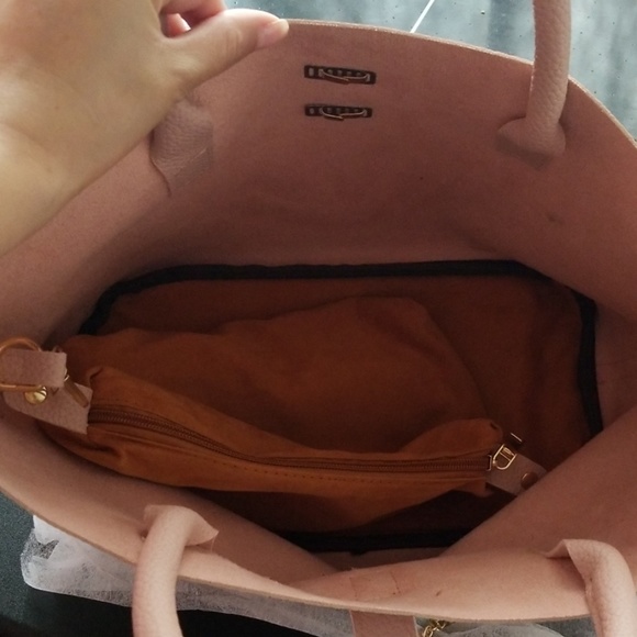 🛍Clarissa blush faux leather bag - Picture 5 of 7